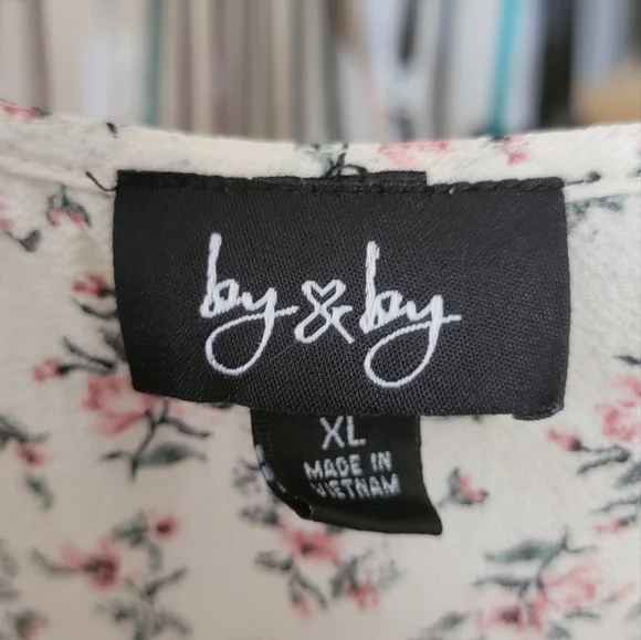 by & by | Floral Flowy Dress Women's XL - Picture 12 of 12